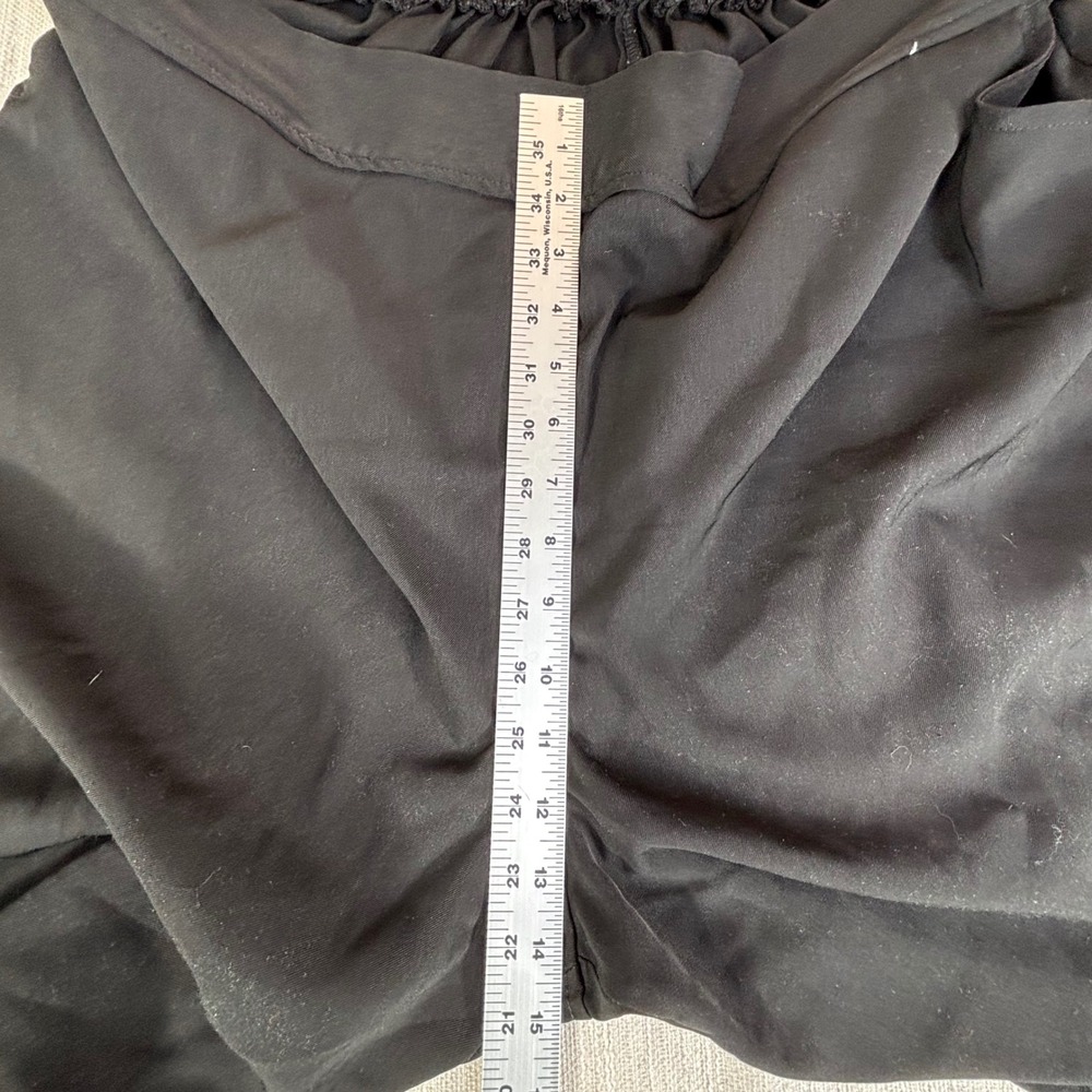 Max Studio Womens 3X Black Pull On Cropped Tapered Pants Elastic Back Plus Size - Picture 5 of 7